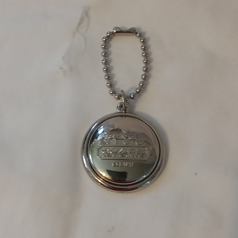 Rare Large Round Coach Hangtag / Fob